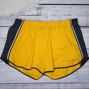 Nike DRI-FIT Livestrong Running Shorts Yellow | XL